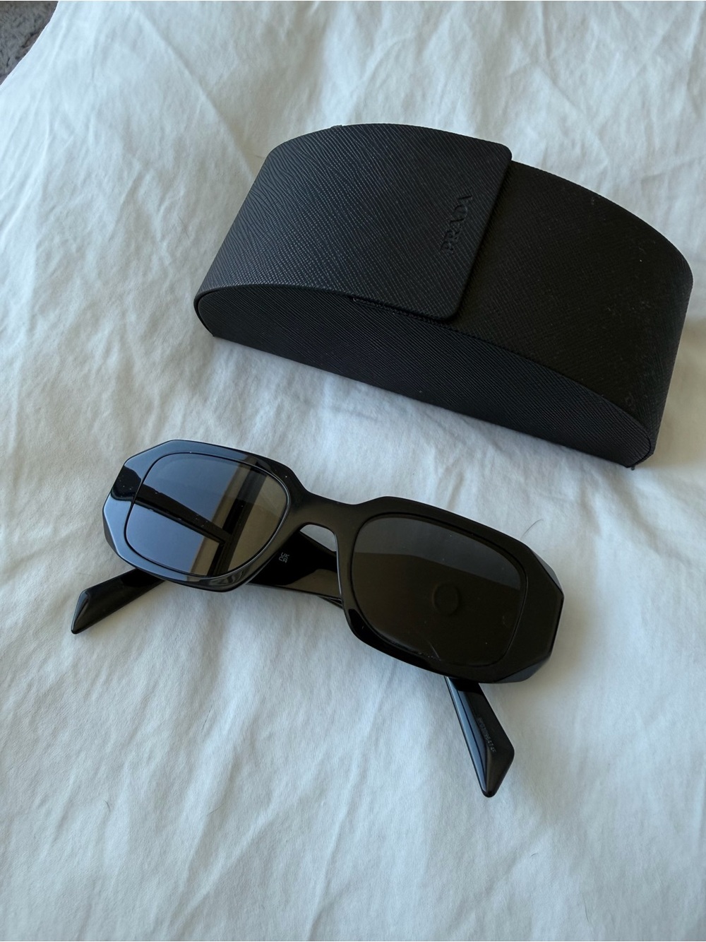 Prada Black Geometric sunglasses